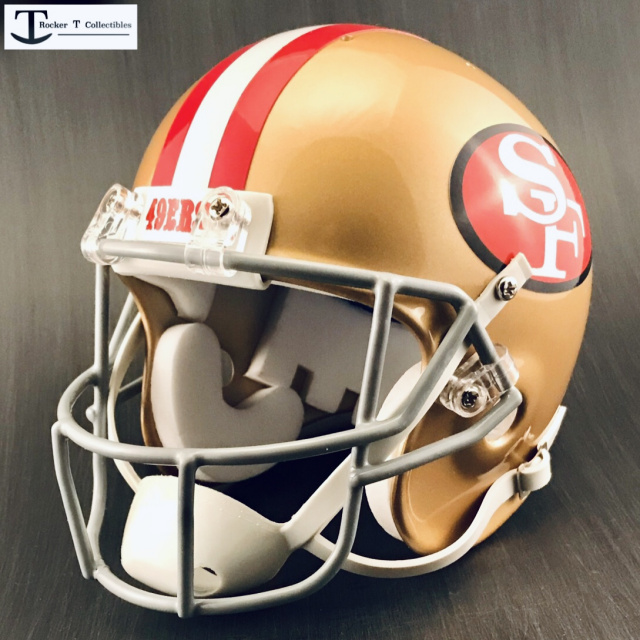 custom 49ers helmet
